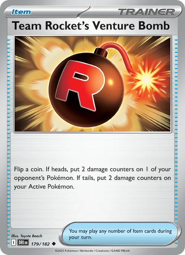 Team Rocket's Venture Bomb (Destined Rivals #179/182)
