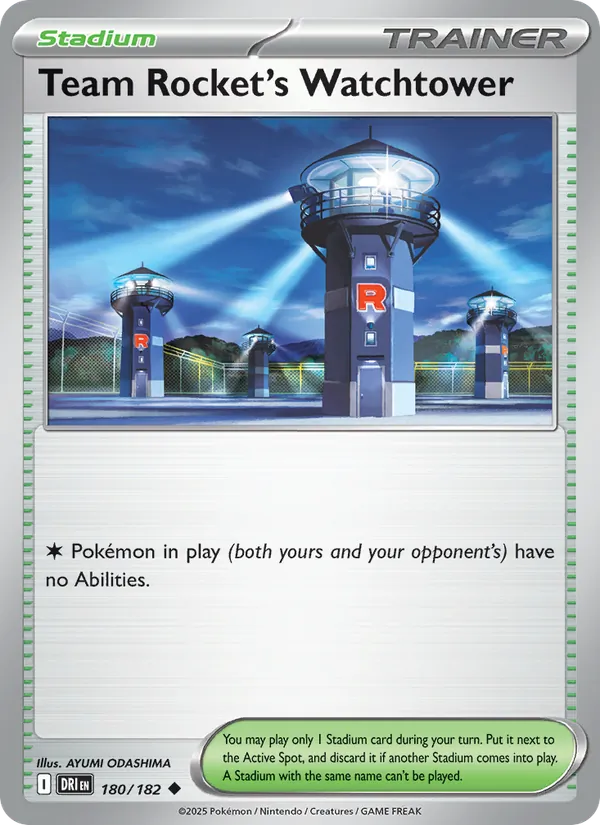 Team Rocket's Watchtower (Destined Rivals #180/182)