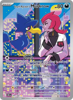Team Rocket's Murkrow (Destined Rivals #200/182)