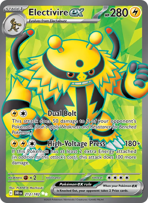 Electivire ex (Destined Rivals #212/182)