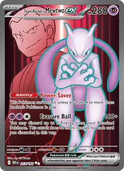 Team Rocket's Mewtwo ex (Destined Rivals #213/182)