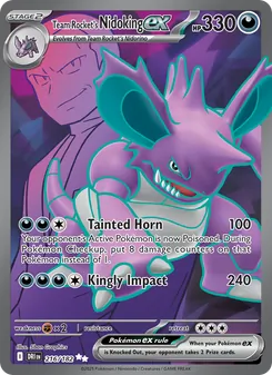 Team Rocket's Nidoking ex (Destined Rivals #216/182)