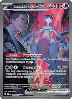 Team Rocket's Mewtwo ex (Destined Rivals #231/182)
