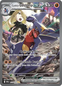 Cynthia's Garchomp ex (Destined Rivals #232/182)