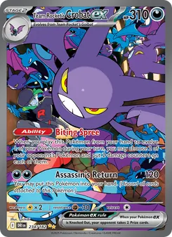 Team Rocket's Crobat ex (Destined Rivals #234/182)