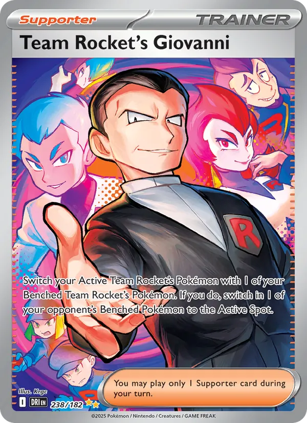Team Rocket's Giovanni (Destined Rivals #238/182)