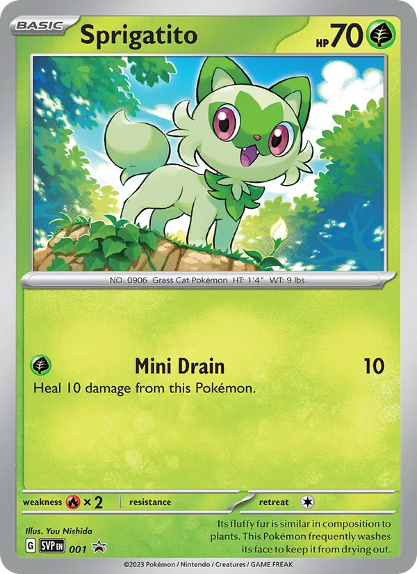 Sprigatito (SVP Black Star Promos #001/225)