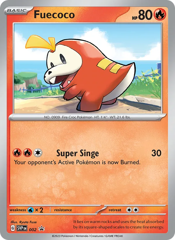 Fuecoco (SVP Black Star Promos #002/225)