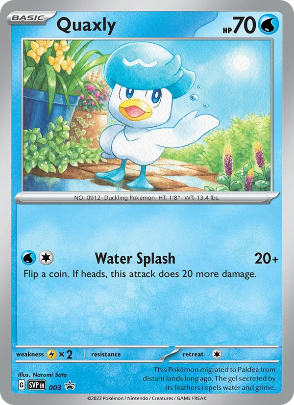 Quaxly (SVP Black Star Promos #003/225)