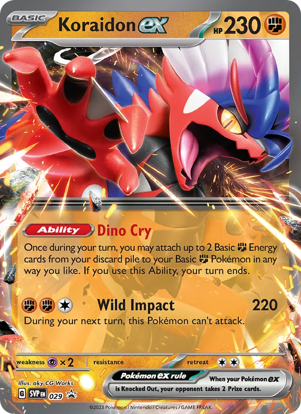 Koraidon ex (SVP Black Star Promos #029/225)