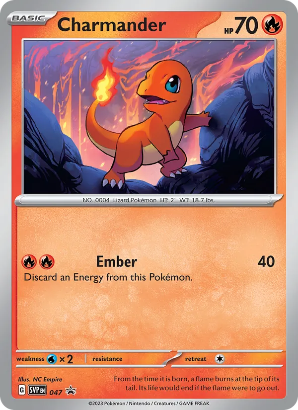 Charmander (SVP Black Star Promos #047/225)