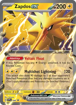 Zapdos ex (SVP Black Star Promos #049/225)