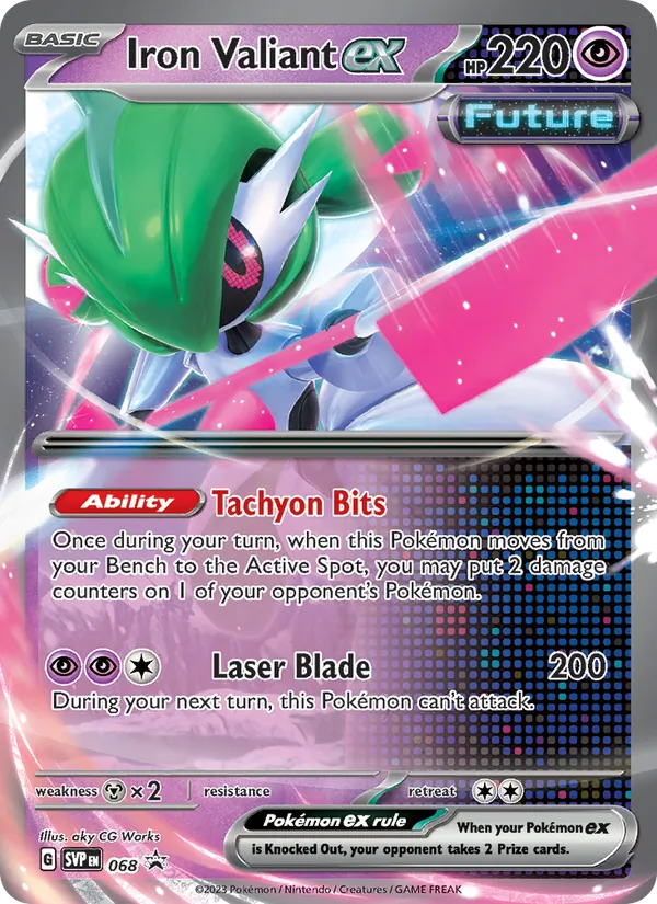 Iron Valiant ex (SVP Black Star Promos #068/225)