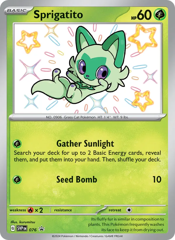 Sprigatito (SVP Black Star Promos #076/225)