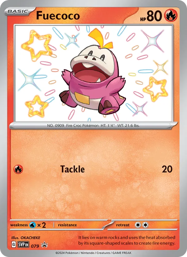 Fuecoco (SVP Black Star Promos #079/225)