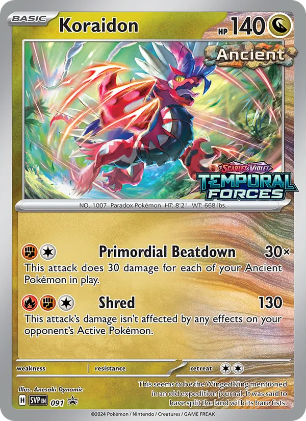 Koraidon (SVP Black Star Promos #091/225)