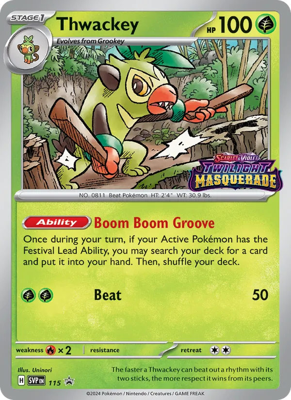 Thwackey (SVP Black Star Promos #115/225)