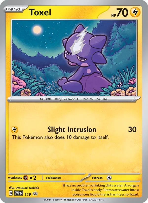 Toxel (SVP Black Star Promos #119/225)
