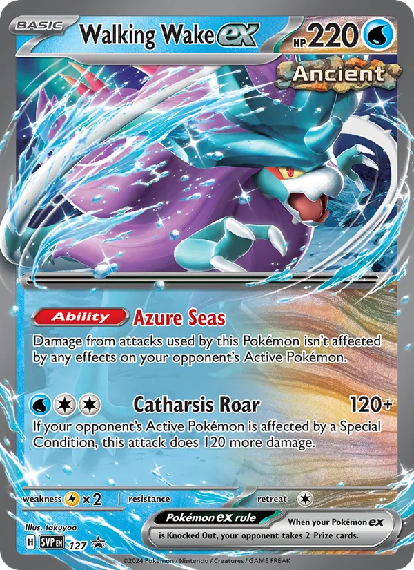 Walking Wake ex (SVP Black Star Promos #127/225)