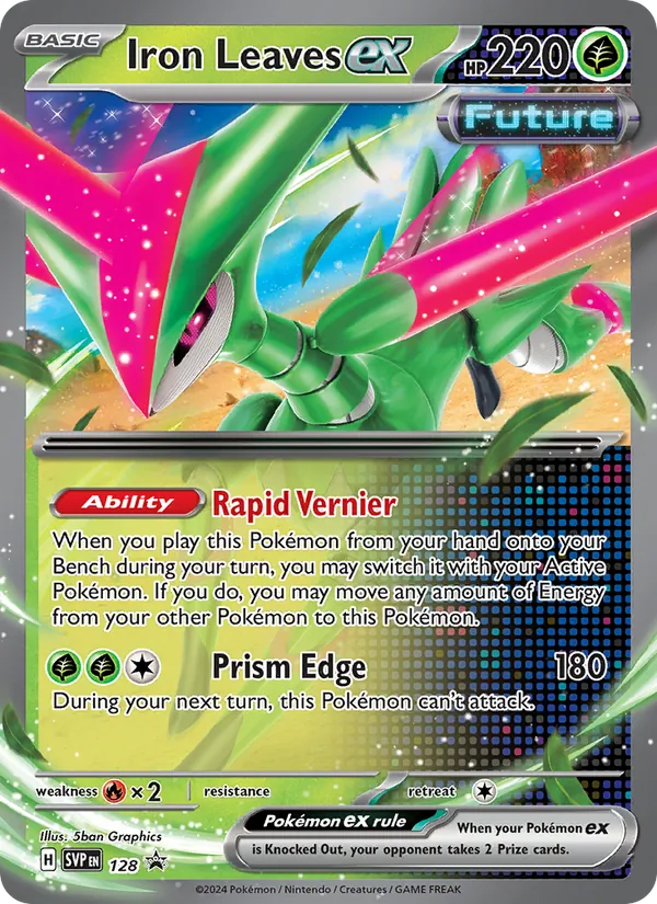 Iron Leaves ex (SVP Black Star Promos #128/225)