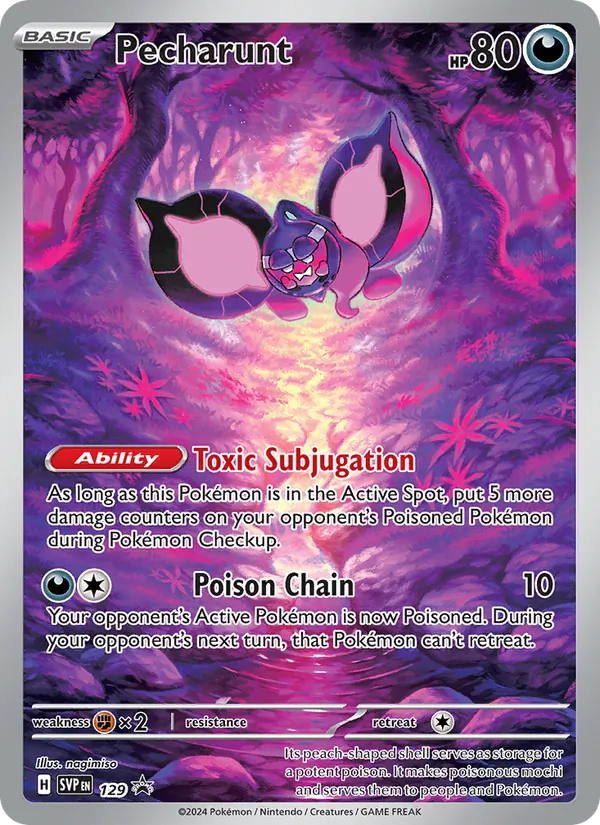Pecharunt (SVP Black Star Promos #129/225)