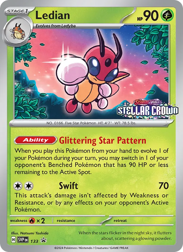 Ledian (SVP Black Star Promos #133/225)