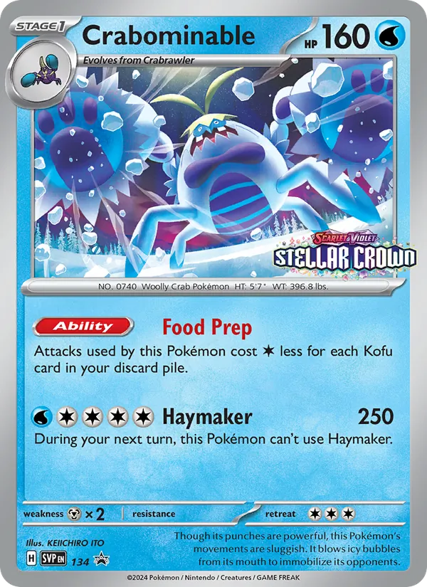 Crabominable (SVP Black Star Promos #134/225)