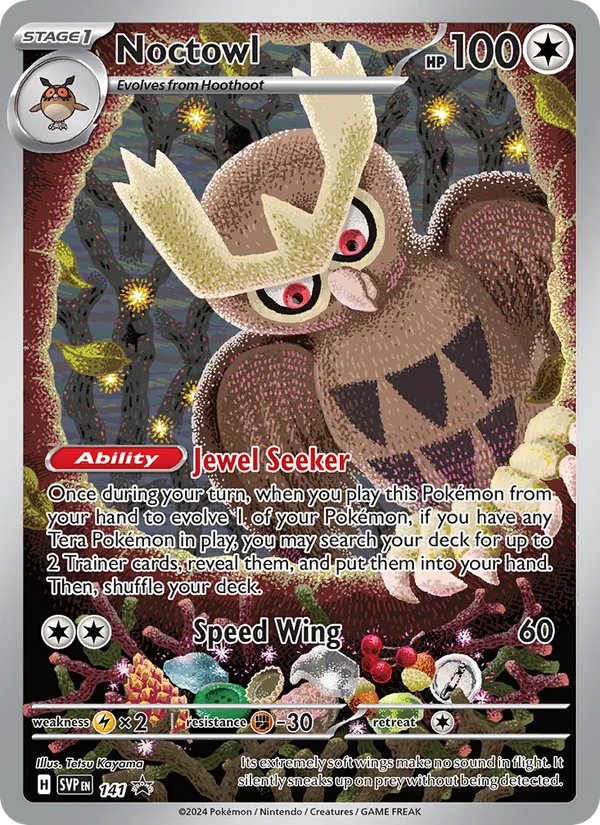 Noctowl (SVP Black Star Promos #141/225)