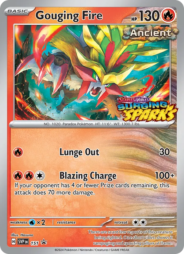 Gouging Fire (SVP Black Star Promos #151/225)