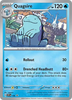 Quagsire (SVP Black Star Promos #156/225)