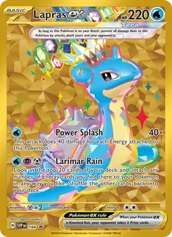 Lapras ex (SVP Black Star Promos #164/225)