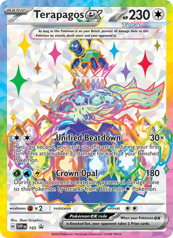 Terapagos ex (SVP Black Star Promos #165/225)