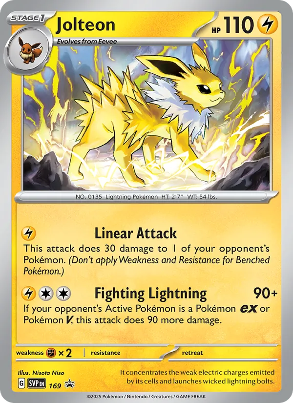 Jolteon (SVP Black Star Promos #169/225)