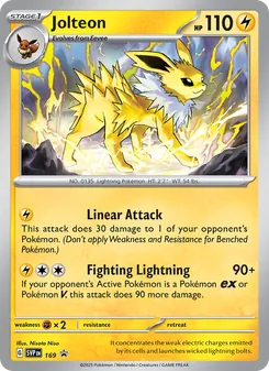 Jolteon (SVP Black Star Promos #169/225)