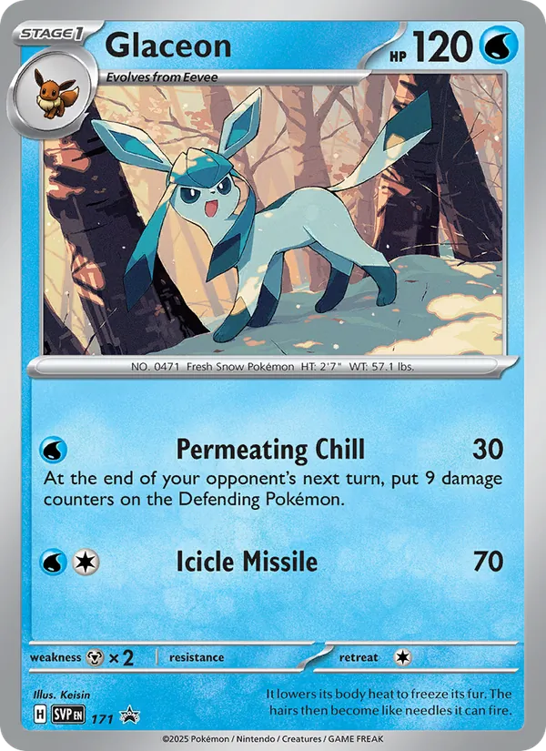Glaceon (SVP Black Star Promos #171/225)