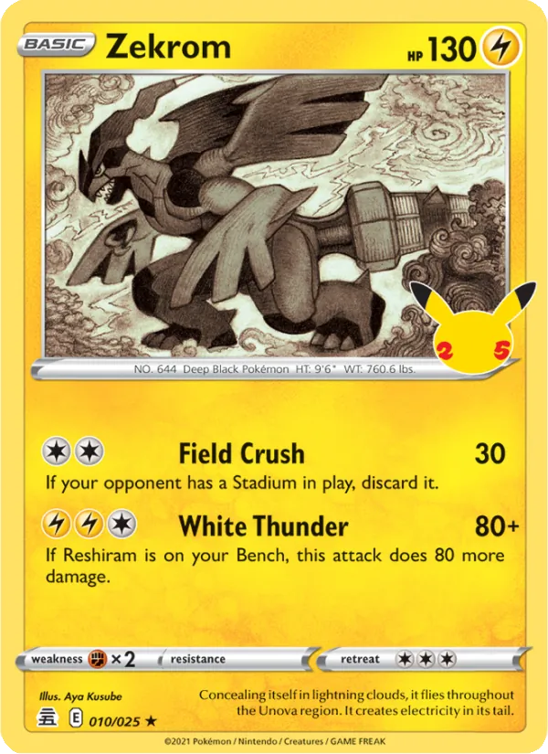 Zekrom (Celebrations #10/25)