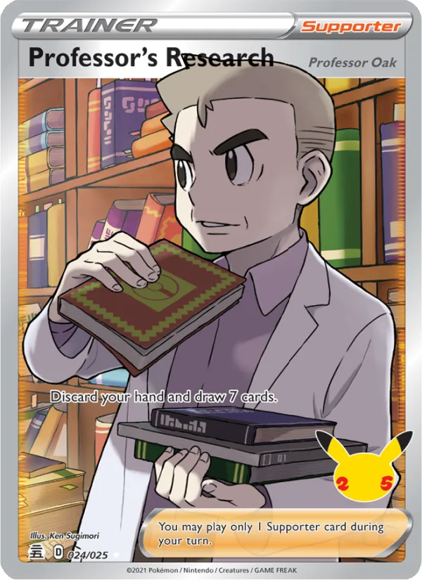 Professor's Research (Professor Oak) (Celebrations #24/25)