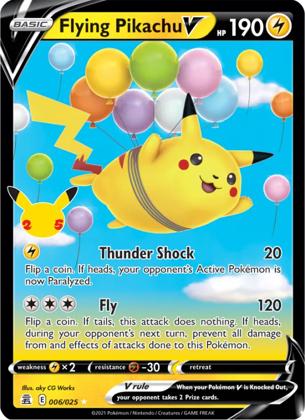 Flying Pikachu V (Celebrations #6/25)