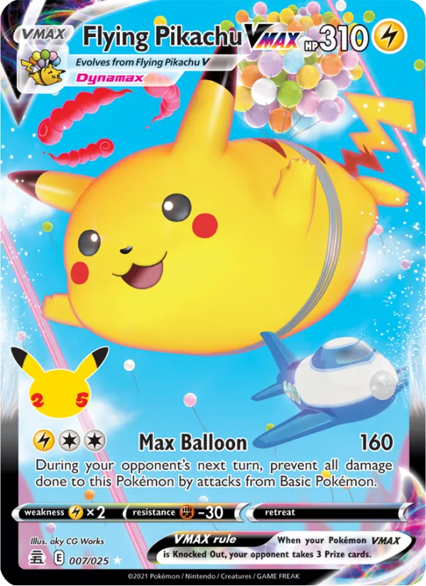 Flying Pikachu VMAX (Celebrations #7/25)