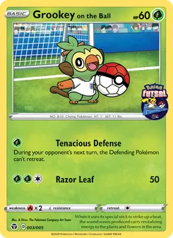 Grookey on the Ball (Pokémon Futsal 2020 #3/5)