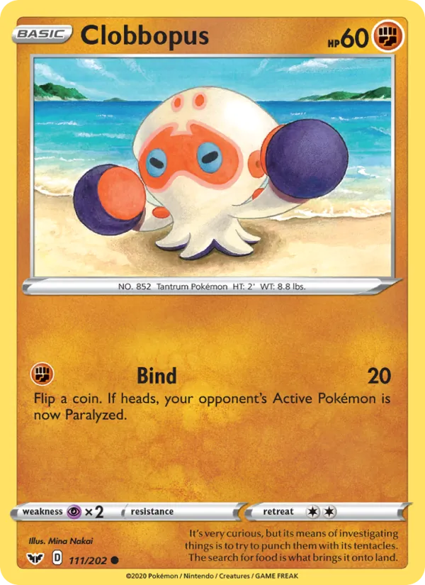 Clobbopus (Sword & Shield #111/202)