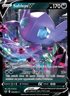 Sableye V (Sword & Shield #120/202)