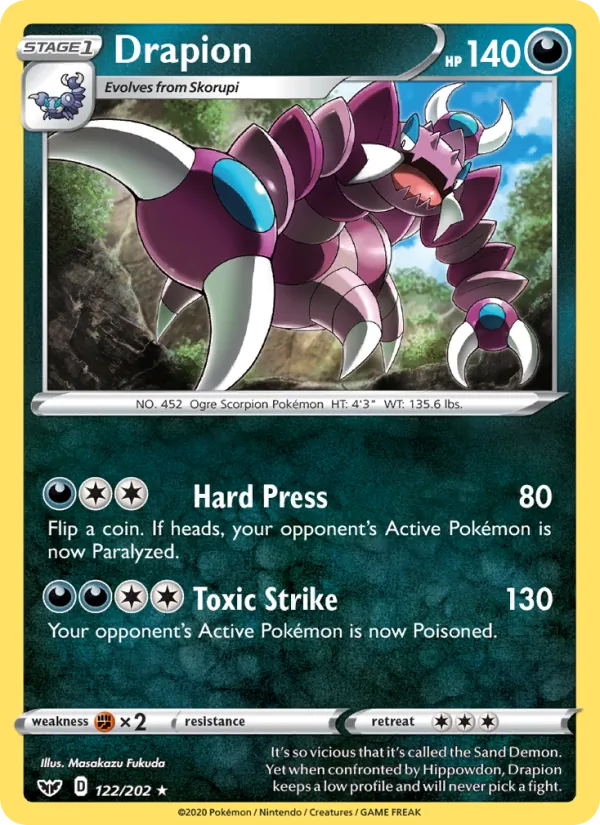 Drapion (Sword & Shield #122/202)