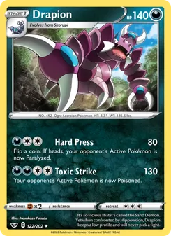 Drapion (Sword & Shield #122/202)