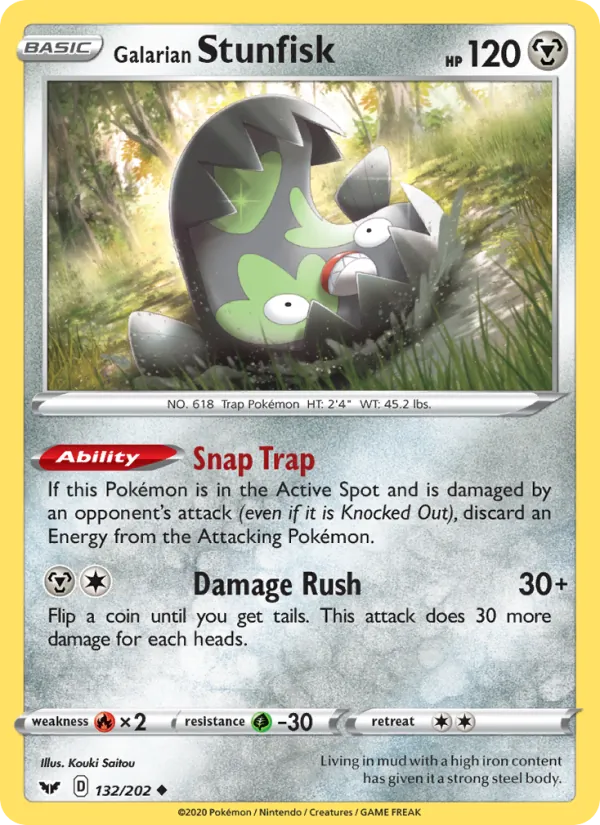Galarian Stunfisk (Sword & Shield #132/202)