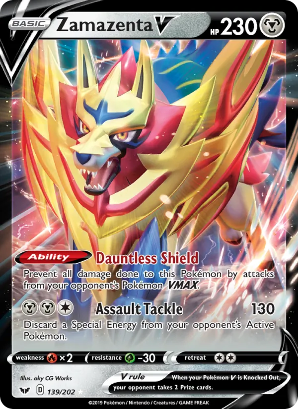Zamazenta V (Sword & Shield #139/202)