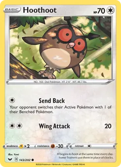 Hoothoot (Sword & Shield #143/202)