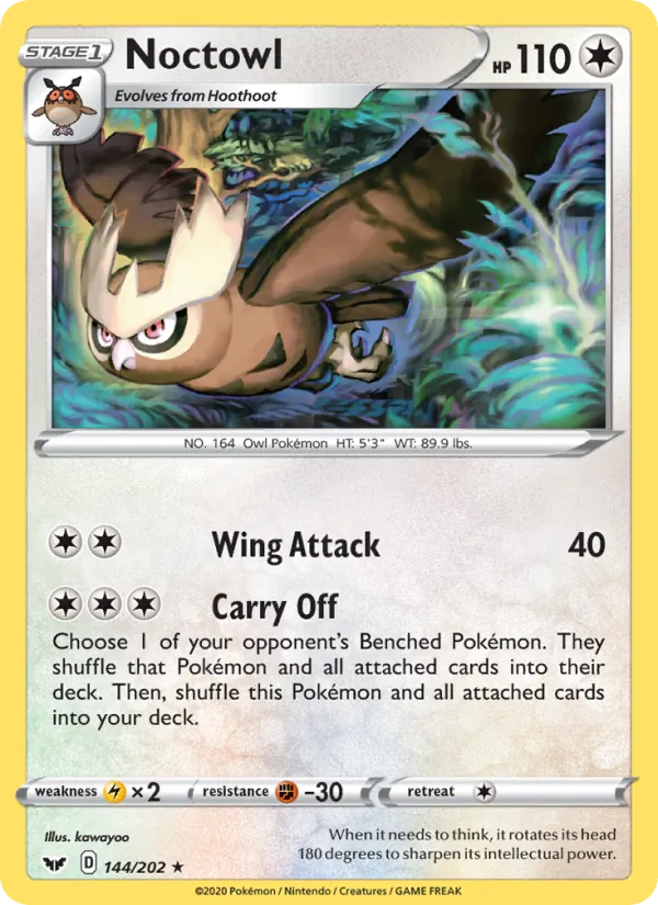 Noctowl (Sword & Shield #144/202)