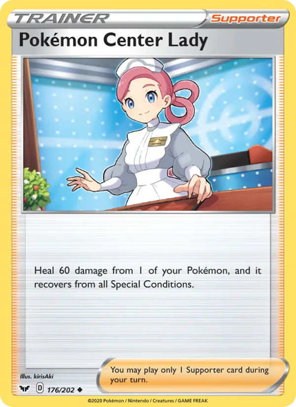 Pokémon Center Lady (Sword & Shield #176/202)