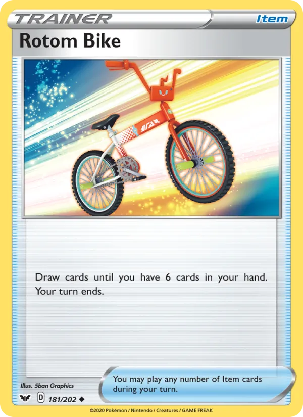 Rotom Bike (Sword & Shield #181/202)